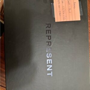 Represent Men's Sleek Black Leather Boots